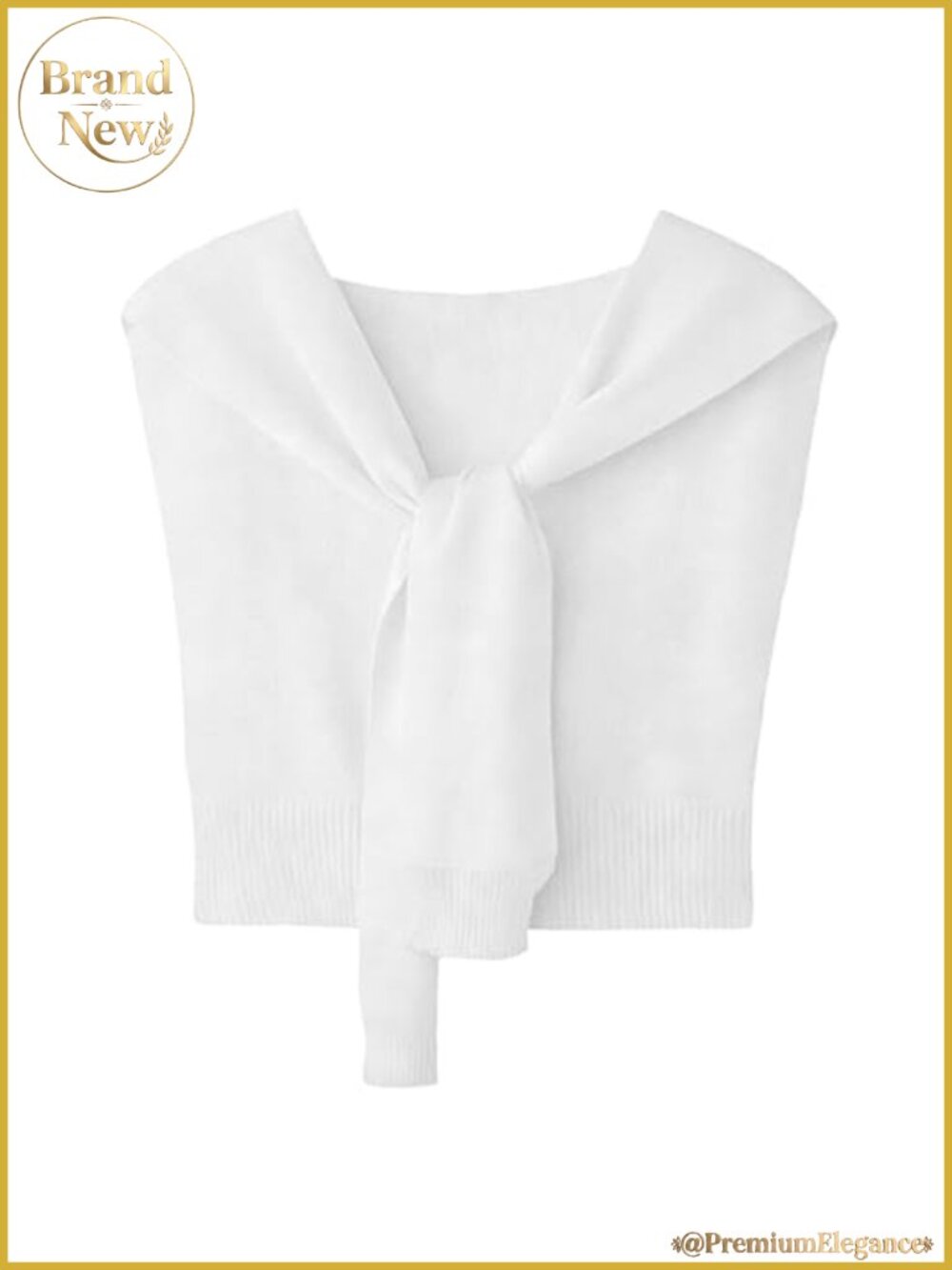 Knitted Sweater Shawl Wrap with Sleeves Knotted Scarf Cape for Women Travel